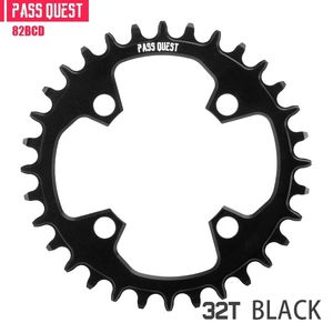 Groupes de vélo PassChainwheel 82bcd Drive Marlin 7 VTT QuestBike N Wide Chainring 30t 36t Vélo 230907