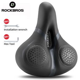 Groupes de vélo ROCKBROS selle de vélo étanche antichoc montagne vtt selle de vélo respirant creux coussin sièges accessoires de cyclisme 231130