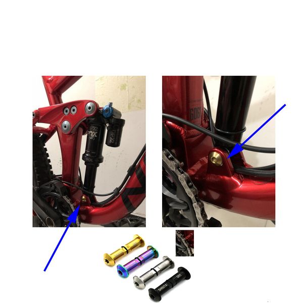 Vis de groupes de vélo pour suspension de vélo de descente, boulon d'amortisseur arrière DH à queue souple 230325