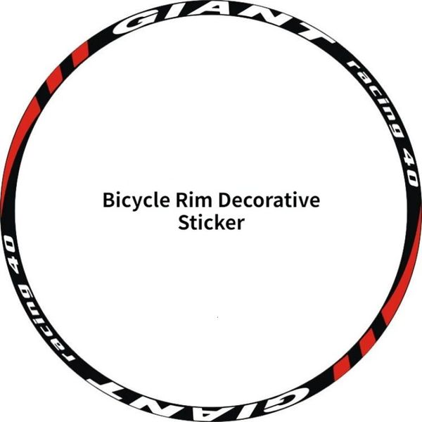 Autocollants de groupes de vélo pour vélo autocollant de jante VTT décalcomanies de roue de vélo 26 