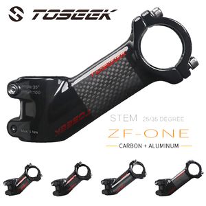 TOSEEK Carbon Stems MTB Handlebar Stem Power 31.8mm Ultralight Bicycle Handlebar Stems MTB Bike Handle Table