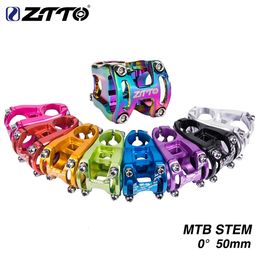 Наборы велосипедных групп ZTTO MTB Power, вынос 50 мм, 31,8 мм, высокопрочный с ЧПУ, подъем 0 градусов, эндуро для XC AM FR, детали для горного дорожного велосипеда 231115
