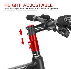 Bikebarbar Fork STEM RISER RISE UP UP Extender Extension Heads Up Black Bicycle Adaptateur Durable MTB Mountain Cycling Part3987294