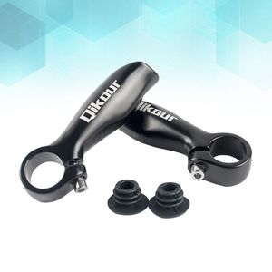 Fietsstuurcomponenten 1 Paar Bar Aluminium Barend MTB End Mountain Standweergreep Handhendel Cycling Accessories (zwart)