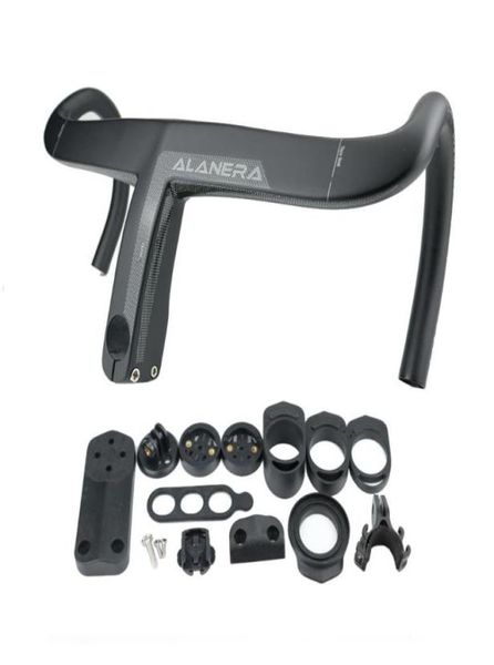 Componentes de manillar de bicicleta 2022 Alanera Inner Wire DCR Sistema DCR Manezar de Carbon Road Integrado para la bifurcación de 286 mm con Spacers5260975