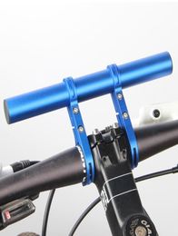 Componenti del manubrio della bici 20CM Tubo di carbonio Prolunga del manubrio della bicicletta Mount Mountain MTB Supporto della lampada del faro della bicicletta2972306