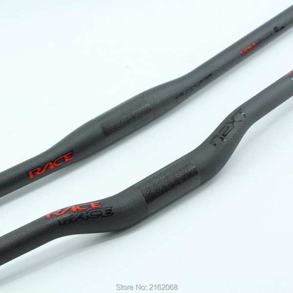 Composants de guidon de vélo Marque Next VTT mat 3K guidon de vélo en fibre de carbone guidon VTT en carbone couleur rouge noir 230614
