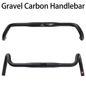 Fietsstuur Componenten Carbon Grind stuur Grote Flare Bar Cyclocross Road stuur 400420440mm koolstofvezel fiets 230617