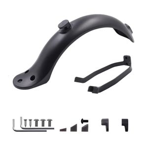 Composants de guidon de vélo Fender Scooter électrique Garde-boue arrière Ensembles arrière pour Xiaomi M365 et pro Pièces rouges avec vis outils Tire Splash 231204