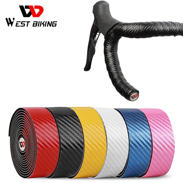 Componentes de manillar de bicicleta Componentes de ciclismo oeste Cinta de manillar Eva Pu Road Bicicleta Anti-Slip Absorción Ciclismo Accesorios de enchufe End