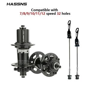 Fiets Headsets HASSNS PRO7 Fiets Hub Mountainbikes Freehub 32H Cube 12V Ratel MTB 120Sound 6 Pallen voor Shimano HG 231211