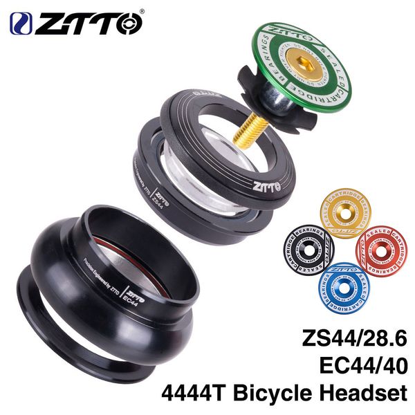 Auriculares para bicicleta ZTTO 4444T MTB, auriculares para bicicleta de carretera 44mm ZS44 CNC 1 18 