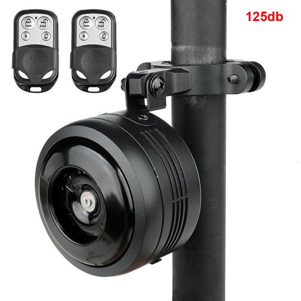 Cuernos de bicicleta 125db USB Carga Bicicleta Eléctrica Bell Ciclo Motocicleta Scooter Trompeta Cuerno Opcional Alarma antirrobo Sirena Control remoto 230824