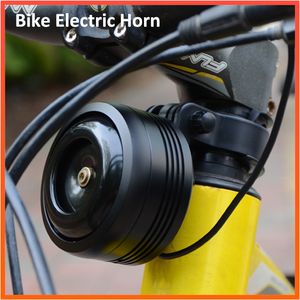 Klaxons de vélo Cloche de vélo Klaxon électrique avec alarme Super Sound pour scooter VTT Vélo USB Charge 1300mAh Alarme antivol de sécurité 125db Fort 230725