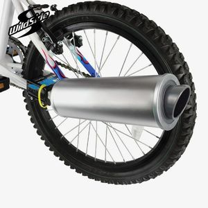 Klaxons de vélo Enfants Système d'échappement de cloche de vélo pour enfants avec recharge MotoCard BONUS 3 paquets de klaxon de vélo BMX VTT accessoires de cyclisme pour enfants 231127