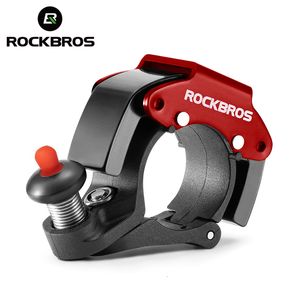 Horns de vélo rockbros cyclisme cloche classique en acier inoxydable noir rouge vélo de vélo croustillant sons croustillants accessoires 230811