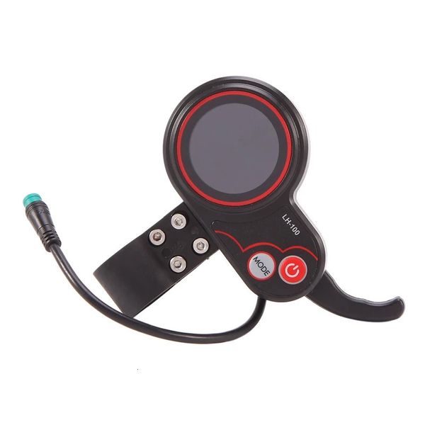 Bujes de bicicleta, bielas LCDLH100 24V36V48V60V, pantalla eléctrica, Panel de Control del velocímetro del acelerador del pulgar para Scooter 231017