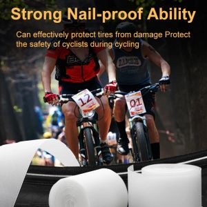 Bike Inner Tube Protector Mtb Road Bicicleta revestimiento de neumáticos Pinción Cinticlo de la cinta Ciclismo Herramientas de reparación de la almohadilla de la almohadilla del neumático