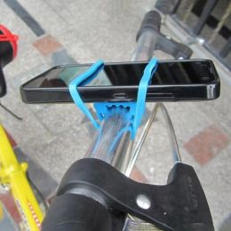 Porte-lumière du vélo MTB Cycling Bandage Bandage Clip de vélo de téléphone Correction Band Band Ve Lampe avant STRAP ACCESSOIRES DE VOILLES