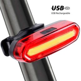 Bike Lights 120 lumen fiets achterlicht USB oplaadbare waterdichte MTB -fiets achterlicht ciclismo luz trasera bicicleta fietsaccessoires p230427