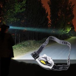 Fietslichten 12000 mcd waterdichte ultra heldere 6 led hoofdlamp lichte fakkel koplamp koplamp 3 modi voor camping buiten