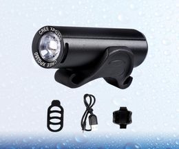 Велосипедные фонари, черные, 350 люмен, водонепроницаемые, перезаряжаемые через USB, передние фары MTB, аксессуары для светодиодных фар XPG8547035