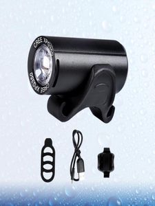 Fietsverlichting Zwart 350 Lumen Waterdichte USB Oplaadbare MTB Front Light XPG LED Koplamp Accessoires4547571