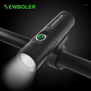 Fietsverlichting boler 2400 lumen voor fiets USB LED aluminium fakkel mtb voorlamp cycling koplamp accessoires1