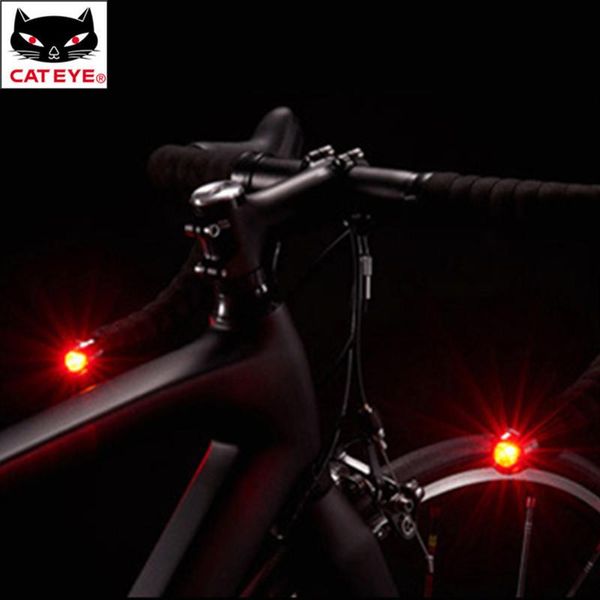 Luces de bicicleta CATEYE Luz de bicicleta Ciclismo Barra trasera Enchufe Manillar Carretera MTB Señales de giro Accesorios