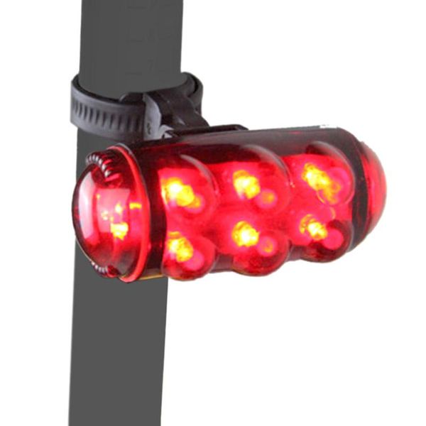 Vélo Lumières Lumière Arrière Queue Vélo Étanche 6 Mode 10 Led Vélo Vtt Sécurité Lampe Feu Arrière Accessoires