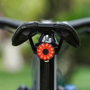 Bike Lights Smart Auto Brake Sending Light USB RECHARGAGE EN CHARGE DE CHARGE DE CHARGE DE CHARGE DE CHARGE LED