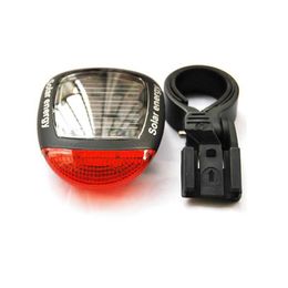 Lumières de vélo queue de lumière LED à alimentation solaire pour vélo cyclisme lampe clignotante arrière avertissement de sécurité Flash accessoires