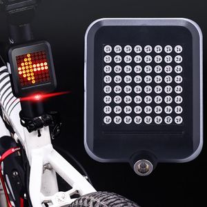 Lumières de vélo USB charge vélo feu arrière Intelligent Induction voyant d'avertissement frein de direction sécurité cyclisme lampe Flash arrière