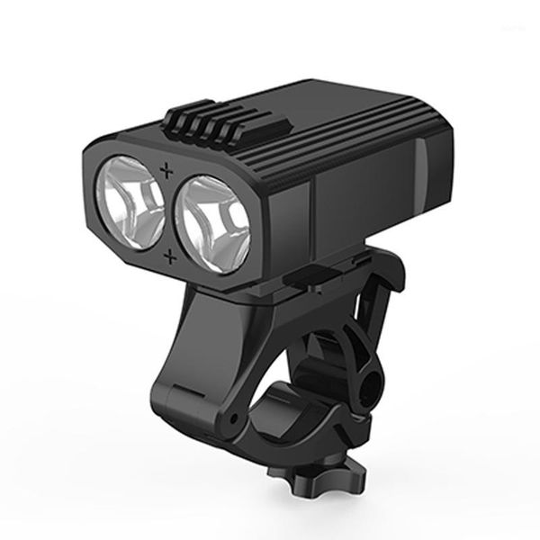 Lumières de vélo Y16 400LM 2 XPE LED lumière d'équitation de vélo USB Rechargeable avec support de Rotation à 360 degrés et 5 Modes pour Bike1