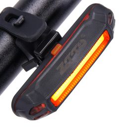 Fietsverlichting ZTTO Bicycle Accessories MTB Road Waterdicht fietsen Voorzijde Achter USB Oplaadbare Veilige WAARSCHUWING 30LED 100 lumen licht