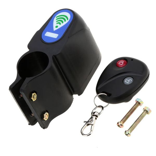 Cerraduras de bicicletas Alarma de bicicleta Antirrobo Control remoto Bloqueo Sensor de vibración Accesorios de guardia 231005