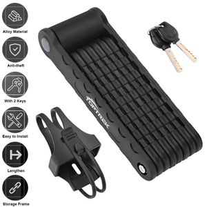 Fietssloten Toptrek Fietsslot Opvouwbaar MTB Road Fold Hoge beveiliging Anti-diefstal Scooter Elektrische E-fietsaccessoires 231030