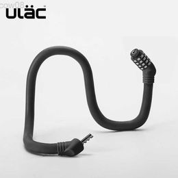 Serrures de vélo ULAC Serrure de vélo VTT Vélo de route Clé de mot de passe Anti-Sht Mory 4 couleurs Ultraléger Portab Serrure en acier Bicyc Safe Accessoires HKD230710