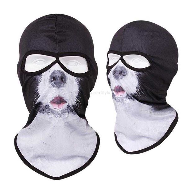 Bicicleta Motocicleta Ciclismo Calavera Fantasma Máscara Cap3D cabeza Bandana Bicicleta Mágica Bufanda Cubierta de cara completa Capuchas protectoras CS Esquí Gorros Calentador de cuello Máscara de fiesta de Halloween