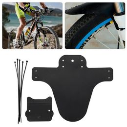 Vélo boue déflecteur vtt garde-boue avant pneu garde-boue vtt route cyclisme avant boue déflecteur fixer engrenage ailes pour vélo accessoires