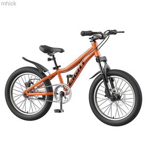 Pédales de vélo 20 pouces vélo pour enfants en alliage d'aluminium VTT cross-country hommes et femmes absorption des chocs double frein à disque vélo 3M411