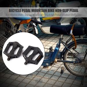 Fietspedalen met vouwen fietspedaal anti-slip pedalen draagbare reflecterende plaat MTB fiets waterdichte fietselementen 0208