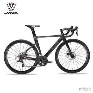 Fietspedalen Java Siluro 3 Road Bike 22 Speed ​​koolstofvezel fiets fietsen volwassen schijfrem koolstofvezel voor vork aluminium frame siluro3 cycli m230409