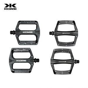 Bike Pedals KORE Ultralight Seal Bearings Bicycle Pedals MTB Road Bicycle Aluminum Alloy Bearing Pedal Non-slip Wide Bearings Off-road Pedal 0208