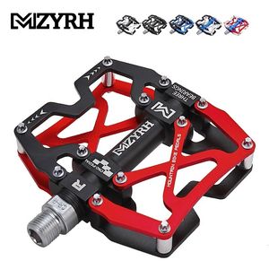 Pédales de vélo MZYRH 3 Roulements Pédales de vélo Ultraléger Aluminium Route Bmx Pédales VTT Antidérapant Étanche Vélo Accessoires 230614