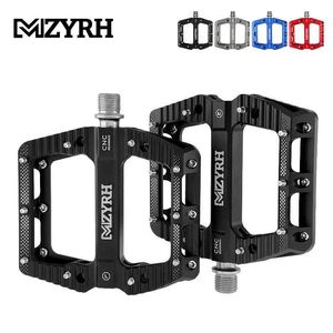 Pédales de vélo MZYRH 327 3 roulements larges pédales de vélo ultraléger anti-dérapant CNC BMX vtt vélo de route pédale cyclisme roulement scellé Bike Pedals 0208