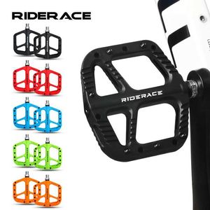 Pédales de vélo Pédales de vélo ultralégères roulements d'étanchéité en Nylon route BMX vtt VTT pédale plate-forme anti-dérapant pièces de cyclisme accessoires 0208