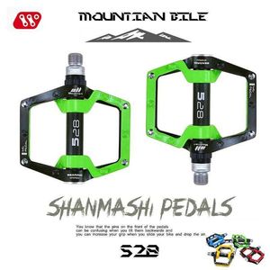 Pedales de bicicleta Pedales de bicicleta ultraligeros Rodamientos sellados Estribo antideslizante Ciclismo MTB Pedales Bicicleta plana BMX Plataforma plana Accesorios de bicicleta 0208