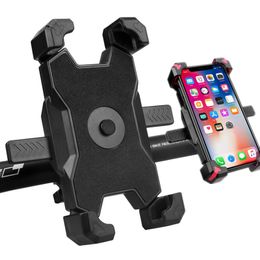 Soporte para teléfono para bicicleta Soporte universal para teléfono para motocicleta Soporte para manillar Soporte de montaje Fácil de abrir para IPhone 13 12 11