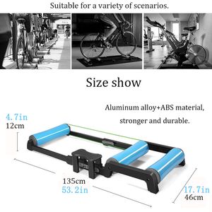 Rouleaux de vélo exercice en intérieur